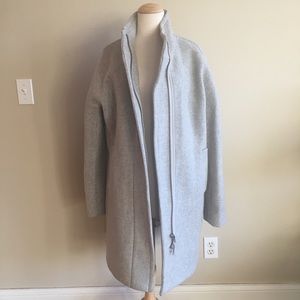 Grey J. Crew Will Cocoon Coat